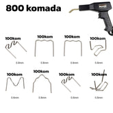 Spajalice za varenje plastike - 800 komada -8 oblika